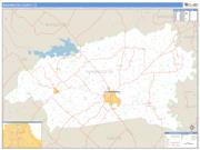 Washington County, TX <br /> Wall Map <br /> Zip Code <br /> Basic Style 2025 Map