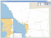 Webb County, TX <br /> Wall Map <br /> Zip Code <br /> Basic Style 2025 Map