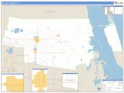 Willacy County, TX <br /> Wall Map <br /> Zip Code <br /> Basic Style 2025 Map