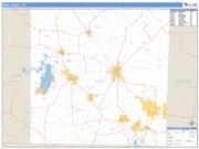 Wise County, TX <br /> Wall Map <br /> Zip Code <br /> Basic Style 2025 Map