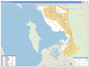 Davis County, UT <br /> Wall Map <br /> Zip Code <br /> Basic Style 2025 Map