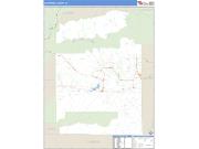Duchesne County, UT <br /> Wall Map <br /> Zip Code <br /> Basic Style 2025 Map