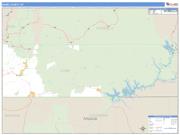 Kane County, UT <br /> Wall Map <br /> Zip Code <br /> Basic Style 2025 Map