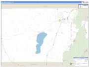 Millard County, UT <br /> Wall Map <br /> Zip Code <br /> Basic Style 2025 Map