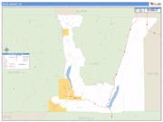 Piute County, UT <br /> Wall Map <br /> Zip Code <br /> Basic Style 2025 Map