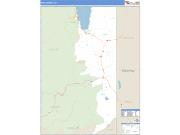 Rich County, UT <br /> Wall Map <br /> Zip Code <br /> Basic Style 2025 Map