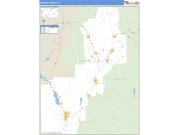 Sanpete County, UT <br /> Wall Map <br /> Zip Code <br /> Basic Style 2025 Map