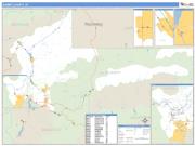 Summit County, UT <br /> Wall Map <br /> Zip Code <br /> Basic Style 2025 Map