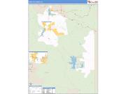 Wasatch County, UT <br /> Wall Map <br /> Zip Code <br /> Basic Style 2025 Map