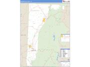Bennington County, VT <br /> Wall Map <br /> Zip Code <br /> Basic Style 2025 Map