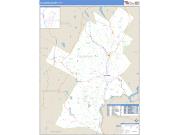 Caledonia County, VT <br /> Wall Map <br /> Zip Code <br /> Basic Style 2025 Map