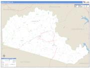 Amelia County, VA <br /> Wall Map <br /> Zip Code <br /> Basic Style 2025 Map