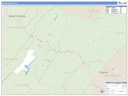 Bath County, VA <br /> Wall Map <br /> Zip Code <br /> Basic Style 2025 Map