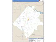 Caroline County, VA <br /> Wall Map <br /> Zip Code <br /> Basic Style 2025 Map