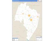 Charlotte County, VA <br /> Wall Map <br /> Zip Code <br /> Basic Style 2025 Map