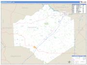 Dinwiddie County, VA <br /> Wall Map <br /> Zip Code <br /> Basic Style 2025 Map