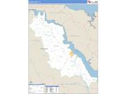 Essex County, VA <br /> Wall Map <br /> Zip Code <br /> Basic Style 2025 Map