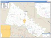 Hanover County, VA <br /> Wall Map <br /> Zip Code <br /> Basic Style 2025 Map
