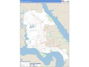 James City County, VA <br /> Wall Map <br /> Zip Code <br /> Basic Style 2025 Map