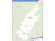 Page County, VA <br /> Wall Map <br /> Zip Code <br /> Basic Style 2025 Map