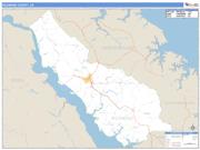 Richmond County, VA <br /> Wall Map <br /> Zip Code <br /> Basic Style 2025 Map