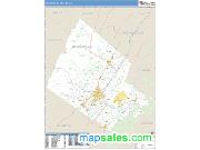 Rockingham County, VA <br /> Wall Map <br /> Zip Code <br /> Basic Style 2025 Map