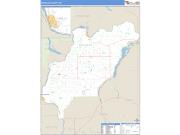 Douglas County, WA <br /> Wall Map <br /> Zip Code <br /> Basic Style 2025 Map