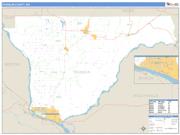 Franklin County, WA <br /> Wall Map <br /> Zip Code <br /> Basic Style 2025 Map