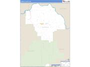 Garfield County, WA <br /> Wall Map <br /> Zip Code <br /> Basic Style 2025 Map