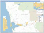 Grays Harbor County, WA <br /> Wall Map <br /> Zip Code <br /> Basic Style 2025 Map