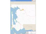 Pacific County, WA <br /> Wall Map <br /> Zip Code <br /> Basic Style 2025 Map