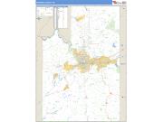 Spokane County, WA <br /> Wall Map <br /> Zip Code <br /> Basic Style 2025 Map