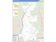 Stevens County, WA <br /> Wall Map <br /> Zip Code <br /> Basic Style 2025 Map