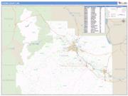Yakima County, WA <br /> Wall Map <br /> Zip Code <br /> Basic Style 2025 Map