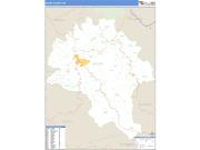 Boone County, WV <br /> Wall Map <br /> Zip Code <br /> Basic Style 2025 Map