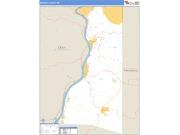 Brooke County, WV <br /> Wall Map <br /> Zip Code <br /> Basic Style 2025 Map