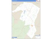 Grant County, WV <br /> Wall Map <br /> Zip Code <br /> Basic Style 2025 Map