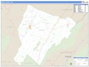 Hardy County, WV <br /> Wall Map <br /> Zip Code <br /> Basic Style 2025 Map