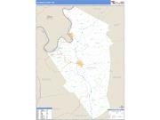 Jackson County, WV <br /> Wall Map <br /> Zip Code <br /> Basic Style 2025 Map