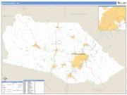 Marion County, WV <br /> Wall Map <br /> Zip Code <br /> Basic Style 2025 Map
