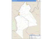 Mason County, WV <br /> Wall Map <br /> Zip Code <br /> Basic Style 2025 Map