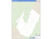 Pendleton County, WV <br /> Wall Map <br /> Zip Code <br /> Basic Style 2025 Map