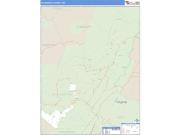 Pocahontas County, WV <br /> Wall Map <br /> Zip Code <br /> Basic Style 2025 Map