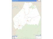 Webster County, WV <br /> Wall Map <br /> Zip Code <br /> Basic Style 2025 Map