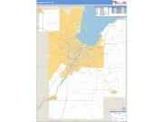 Brown County, WI <br /> Wall Map <br /> Zip Code <br /> Basic Style 2025 Map