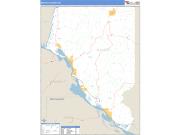 Buffalo County, WI <br /> Wall Map <br /> Zip Code <br /> Basic Style 2025 Map
