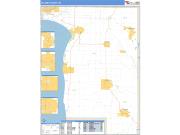 Calumet County, WI <br /> Wall Map <br /> Zip Code <br /> Basic Style 2025 Map