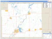 Chippewa County, WI <br /> Wall Map <br /> Zip Code <br /> Basic Style 2025 Map