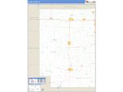 Clark County, WI <br /> Wall Map <br /> Zip Code <br /> Basic Style 2025 Map