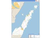 Door County, WI <br /> Wall Map <br /> Zip Code <br /> Basic Style 2025 Map